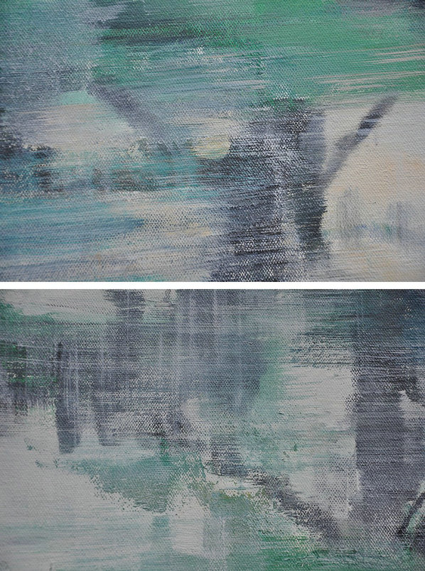 Large Abstract Art Handmade Painting,Oversized Abstract Landscape Oil Painting,Huge Abstract Canvas Art,Gray,Green,White.etc